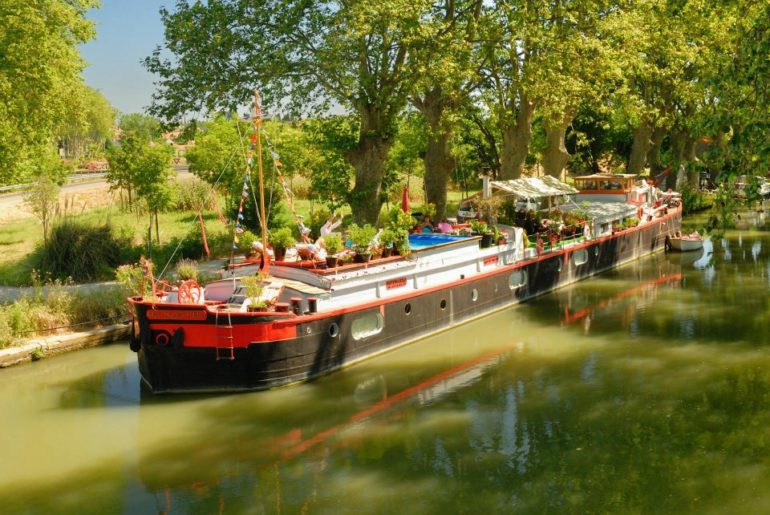 Péniche d'hotes Appart des Anges, Cers, canal du Midi